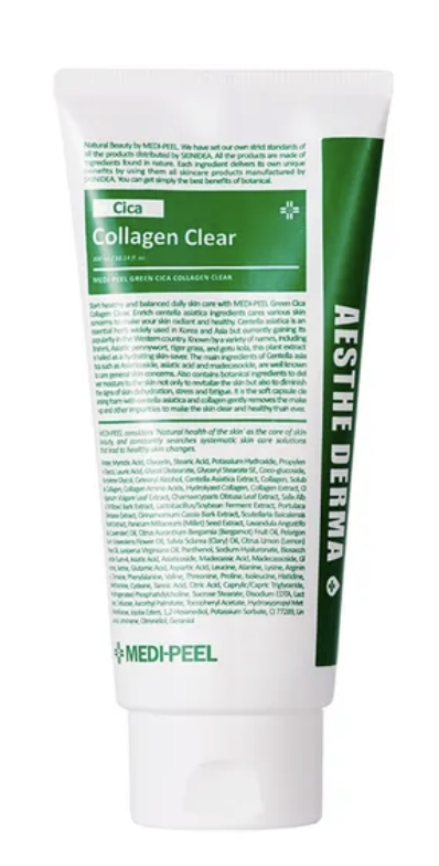 MEDIPEEL GREEN CICA COLLAGEN CLEAR GEL CLEANSER 2.0 300ml