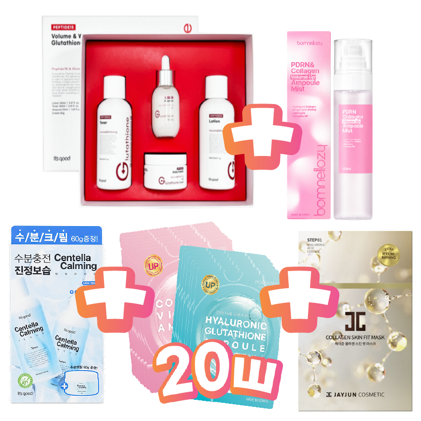 [EVENT] Peptide 15 Set + Centenlla Calming Set + PDRN Collagen Mist + MASK(30ea)