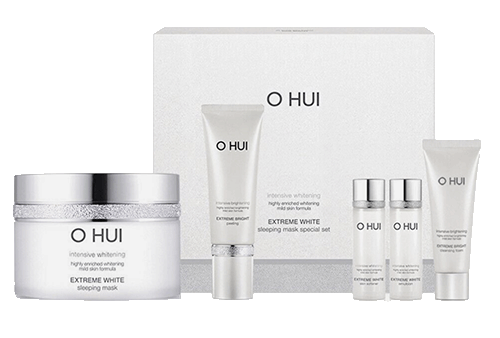 OHUI extreme white Sleeping маск special set