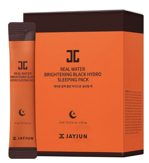Real Water Brightening Black Hydro Sleepping Pack (4ml x 30ea)