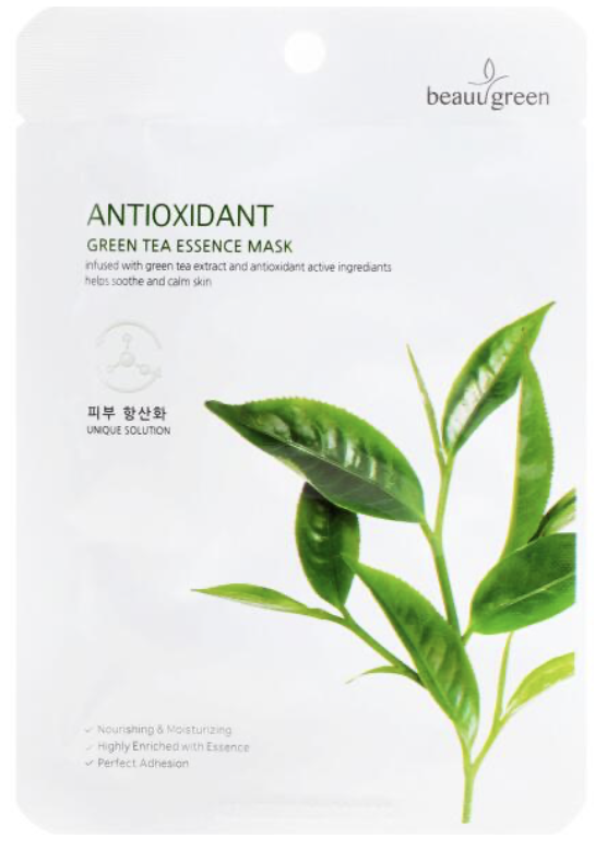 beauugreen Greentea Essence Mask 23g