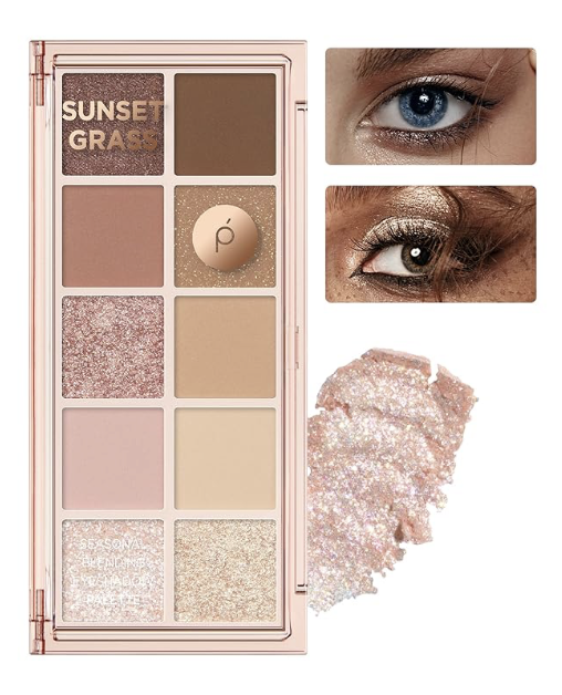 Peach C Seasonal Blending Eyeshadow palette (01 Sunset Grass)