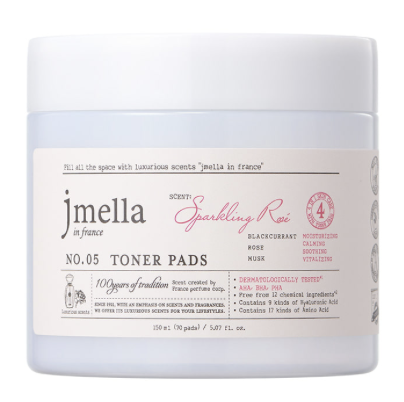 Jmella Sparkling Rose Toner Pads 150ml (70pads)