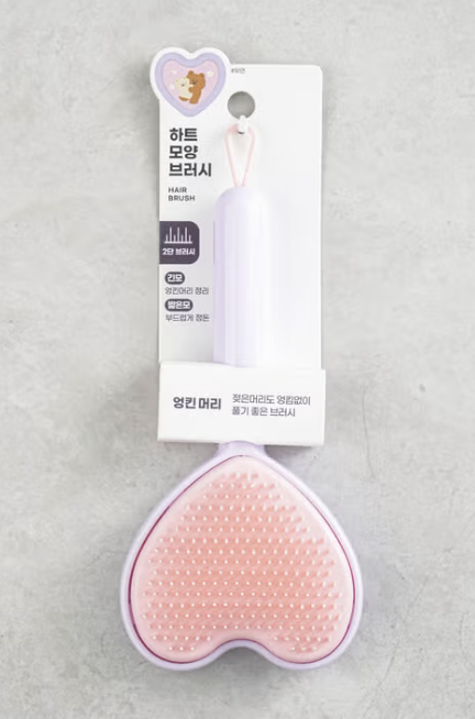 Character Heart Shaped Hair Brush